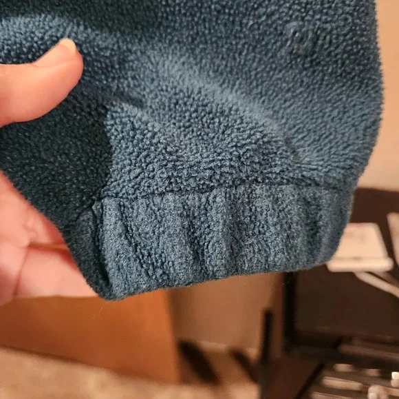 Eddie Bauer Men's XL Dark Hunter Green Fleece Pullover - Picture 4 of 10